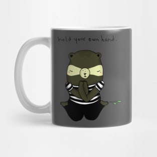 Hold your own hand Mug